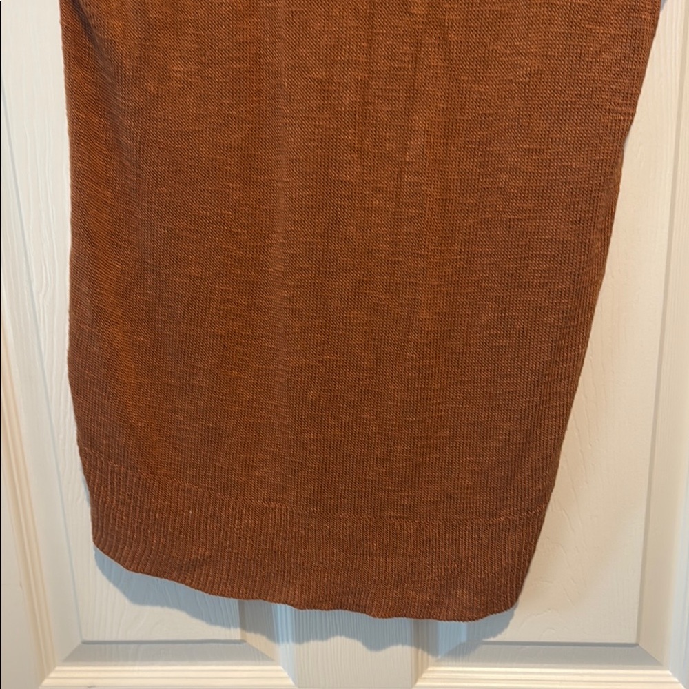 Free People Rust Sleeveless Knit Vest - Picture 13 of 13